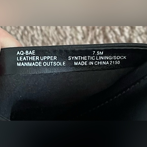 Aqua Black Closed Flats - Picture 4 of 5